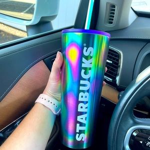 NEW 2023 Starbucks SS Rainbow 🌈 Tumbler